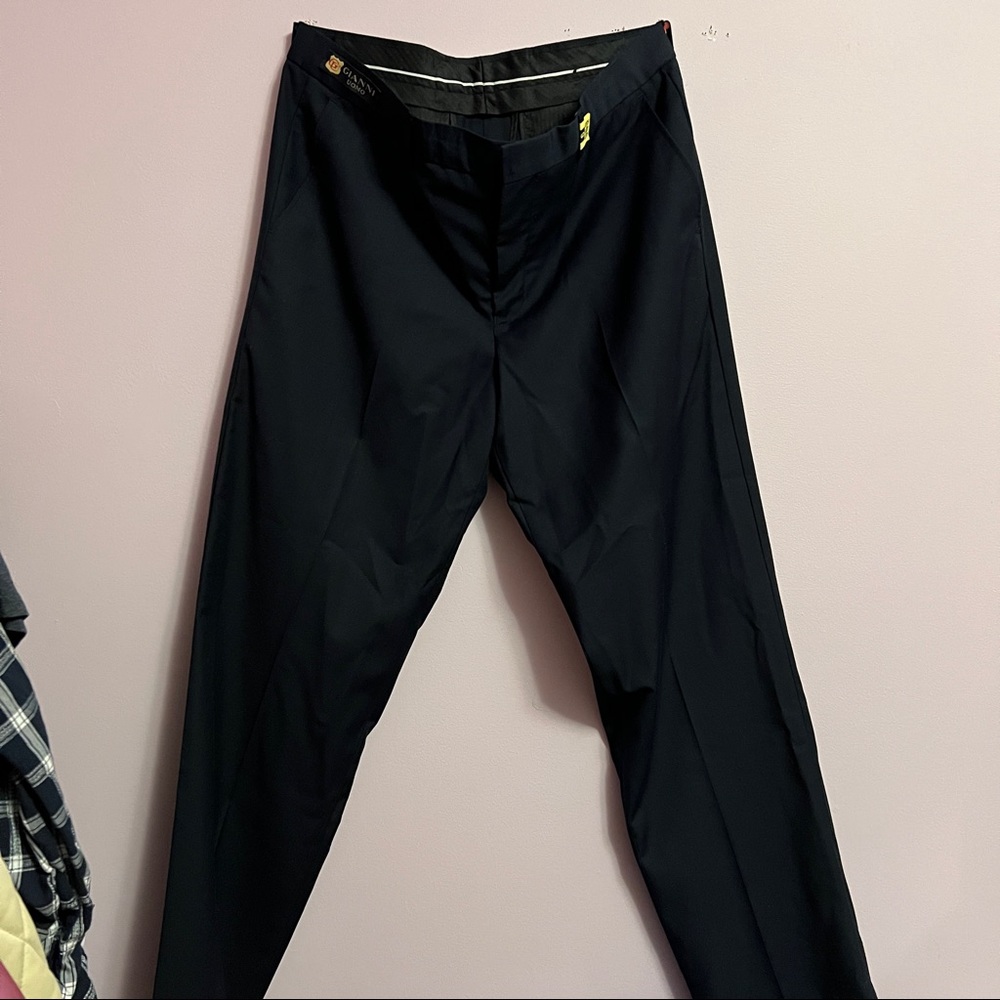 Dark Navy Blue Dress Pants